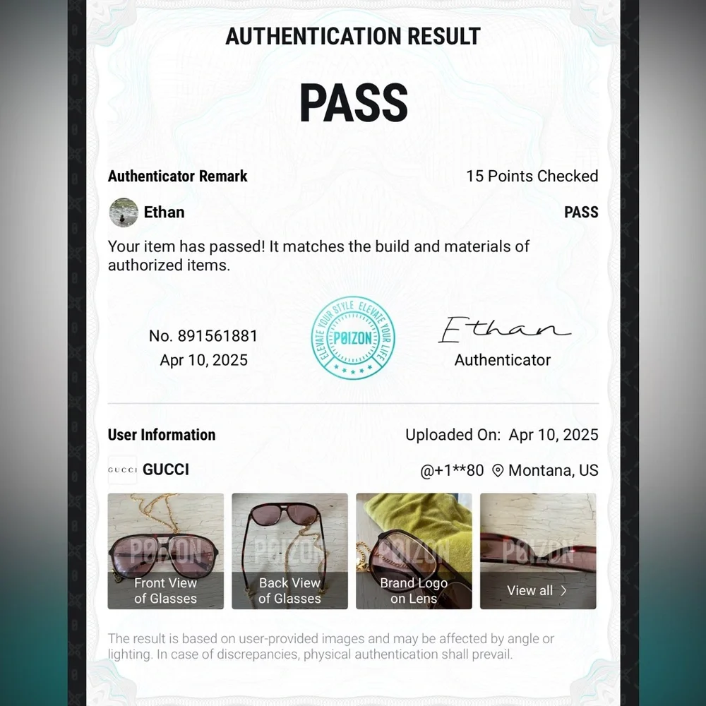 Gucci tortoise shell Sunglasses Aviator Style - Picture 17 of 17